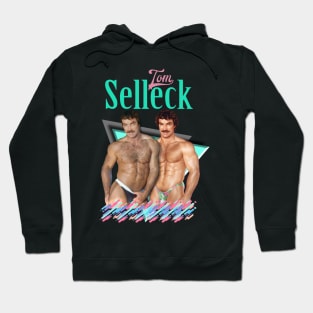 Tom Selleck 80s Aesthetic Design Hoodie